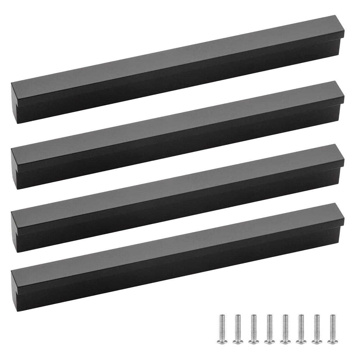 Pack of 4 Streamline Cabinet Handles Drawer Pulls – 8cm