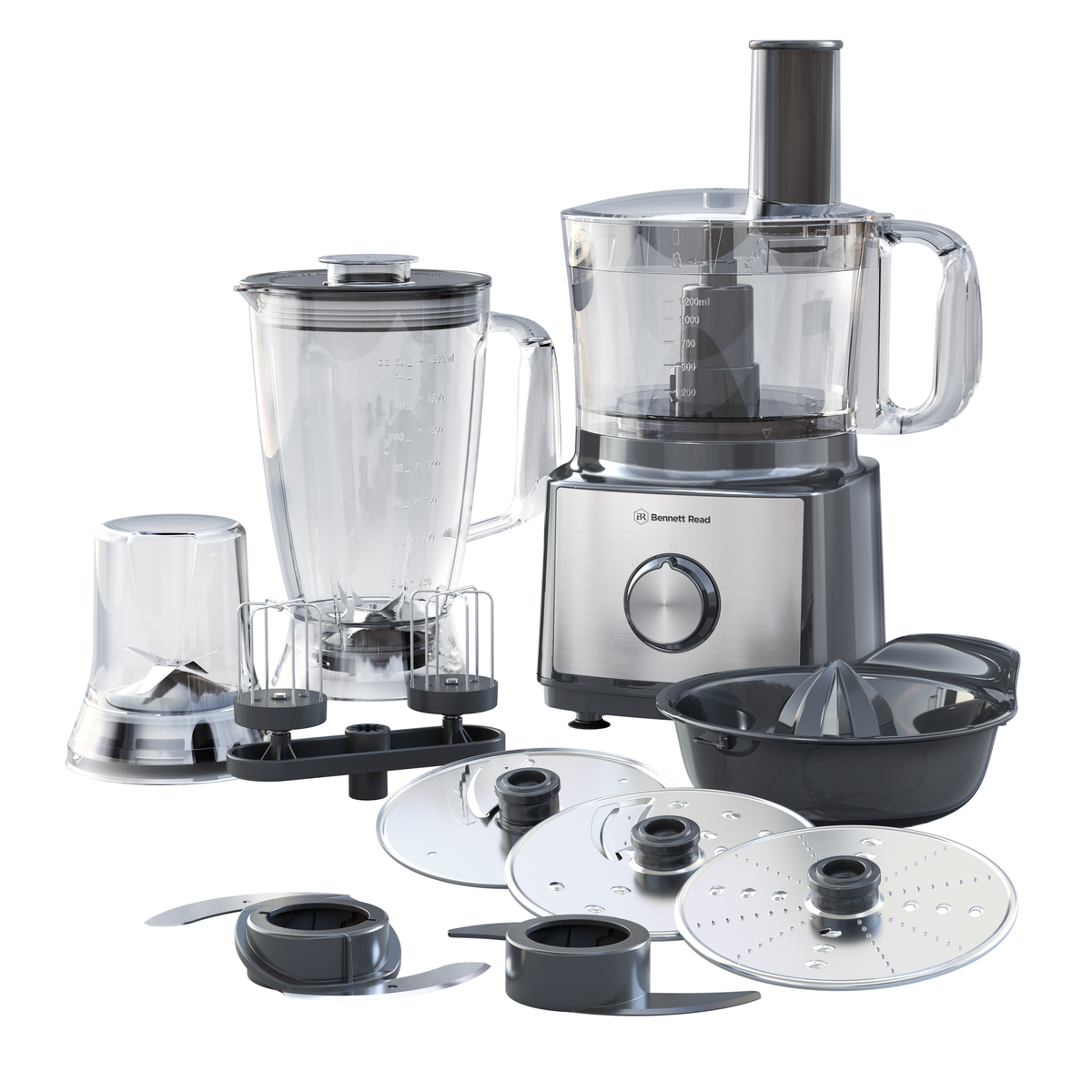 Bennett Read Premio 20 750W Food Processor with TornadoTech Cyclonic Action