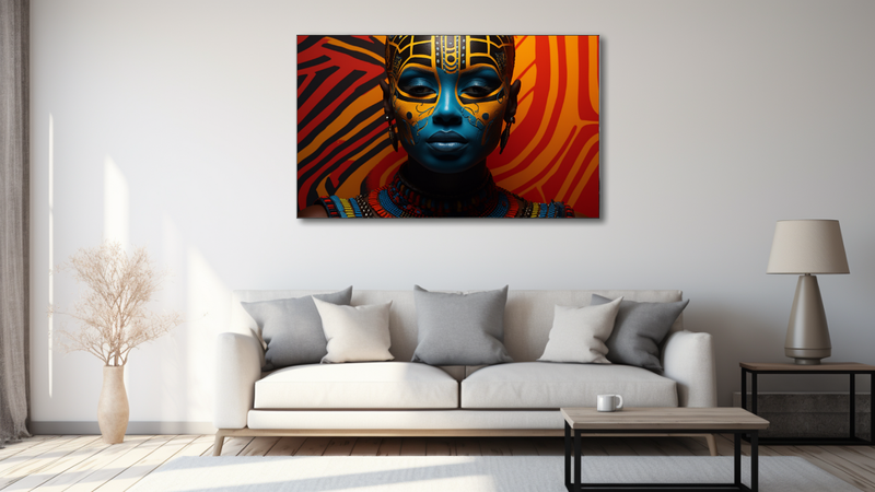 Canvas Wall Art - Cultural Patterns Fusion- MT0455