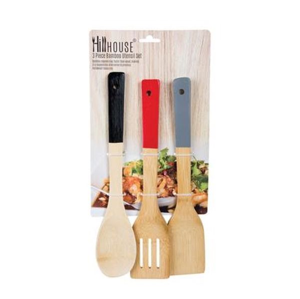 Hillhouse 3pc Bamboo Utensil Set