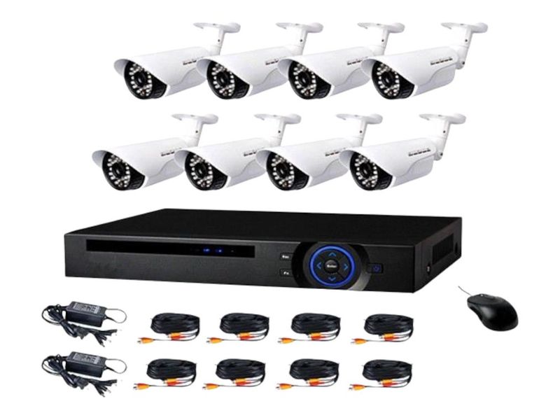 AHD CCTV Direct - 8 Channel cctv camera system - Full Kit Perfect security