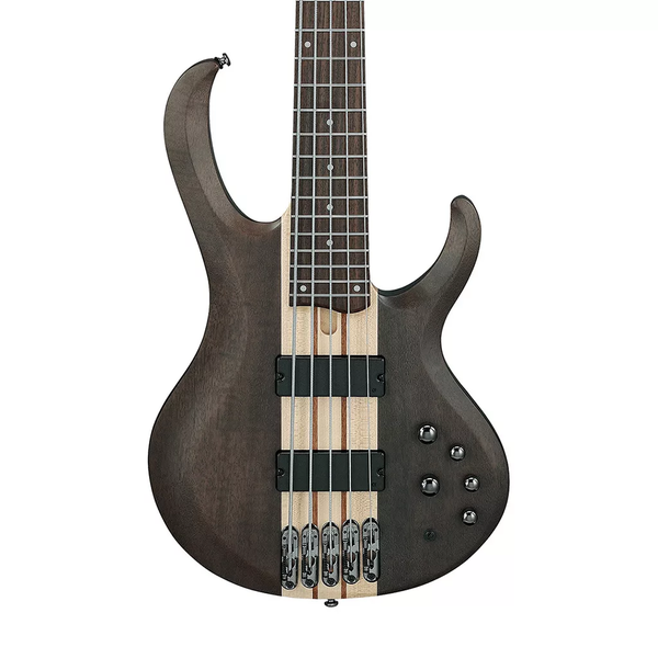 Ibanez BTB605 5-String Bass Guitar - Transparent Gray Flat