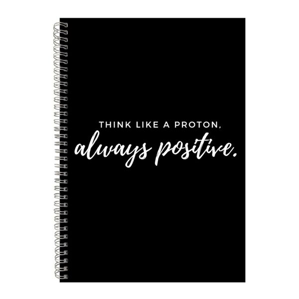 Positive A4 Notebook Spiral Lined Motivational Sayings Graphic Notepad 169
