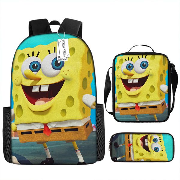 Bag, Lunch Box &amp; Pencil Case Spongebob image