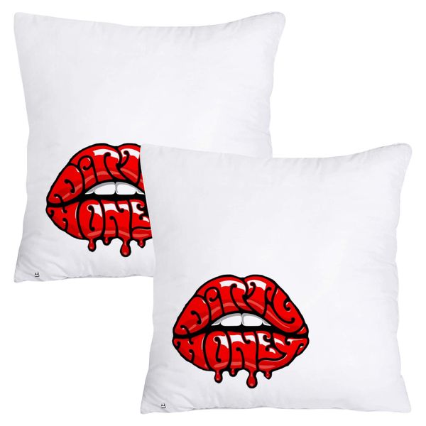 Scatter Cushion Cover Set (50cmx50cm) - Honey lips
