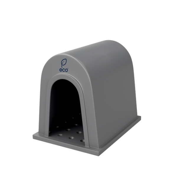 ECO Exploded Kennel Dog House - Mountain Grey - Small