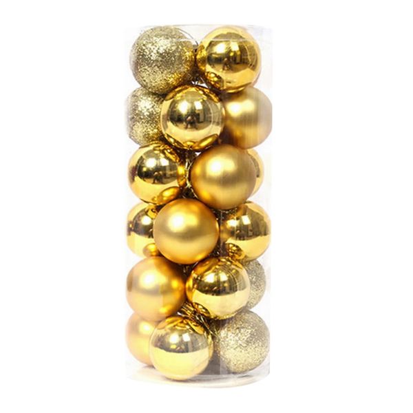 Gold Christmas Tree Decorating Balls