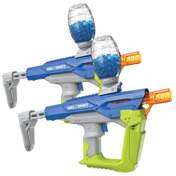 Gel Shot Blue Pro Blaster 2 Pack- Blasters &amp; Pretend Guns - Toys for Boys