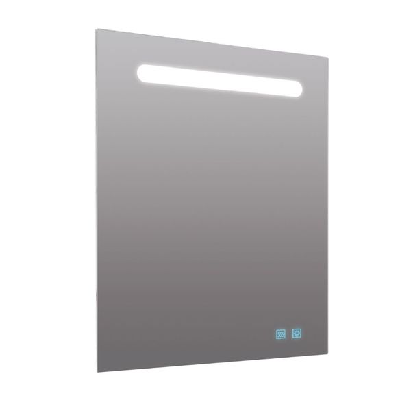Lina LED Bathroom Mirror + Defogger &amp; Touch - 600×800mm, 6W LED, IP44