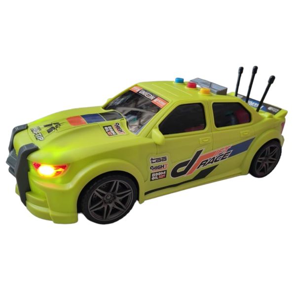 Pull-Back Racing Car Toy with Lights and Sounds for Kids