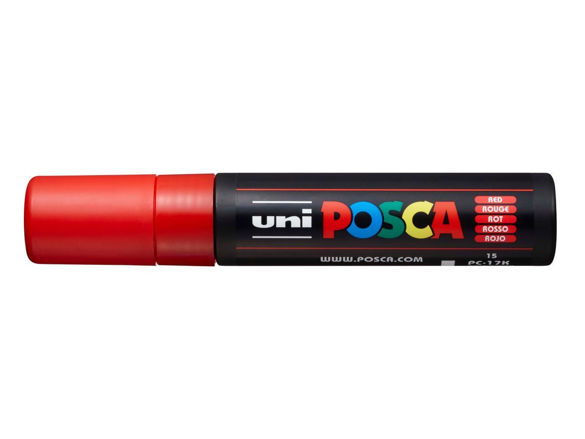 UniBall PC8K Posca Paint Marker Broad Chisel Tip Red Buy Online