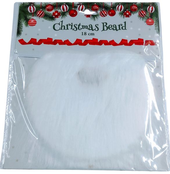 Xmas Dress Up Beard 18cm x 3
