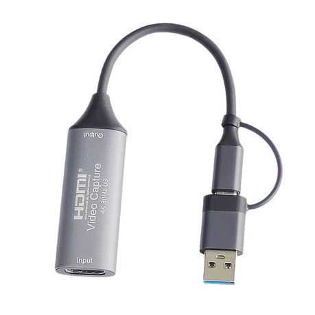 USB 4K Video Capture Card,USB 3.0 Dual Interface 4K 30Hz ,HDMI Capture Card Image
