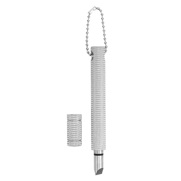 Silver iron groove cleaning tool
