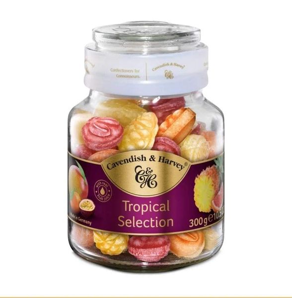 Cavendish &amp; Harvey Tropical Selection Jar - 300g