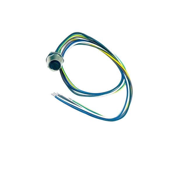 PM12AF5F-WL/9 M12 A Code 5-Pole Female Circular Connector PG9 IP67