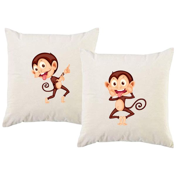 PepperSt – Scatter Cushion Cover Set – Funky Monkey's Dancing
