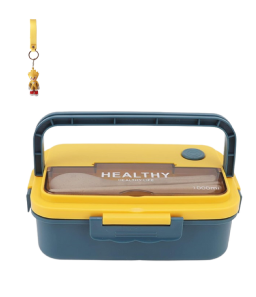 3 Compartment Plastic Lunch Box