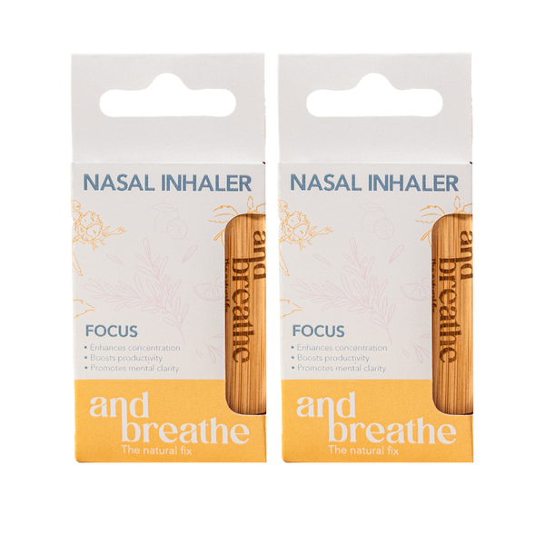 andbreathe Nasal Inhaler - FOCUS - 2 Pack