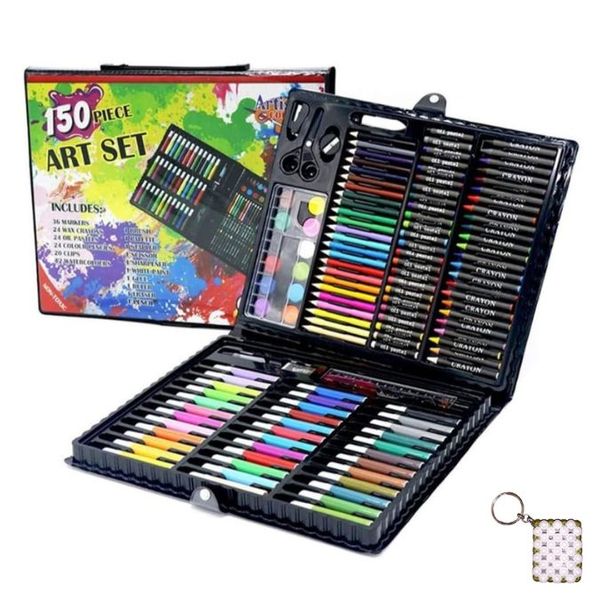 150 Piece Art Set with Keyholder