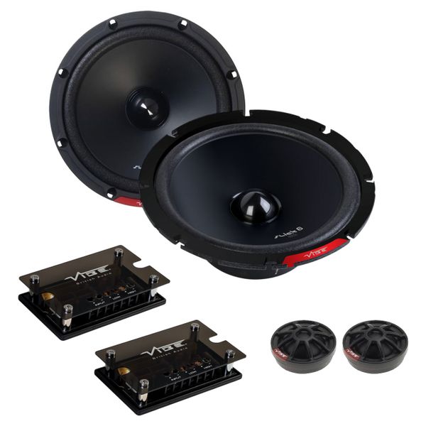 Vibe SLICK6SQC-V0 Slick Series 6.5" Component Split Speakers System
