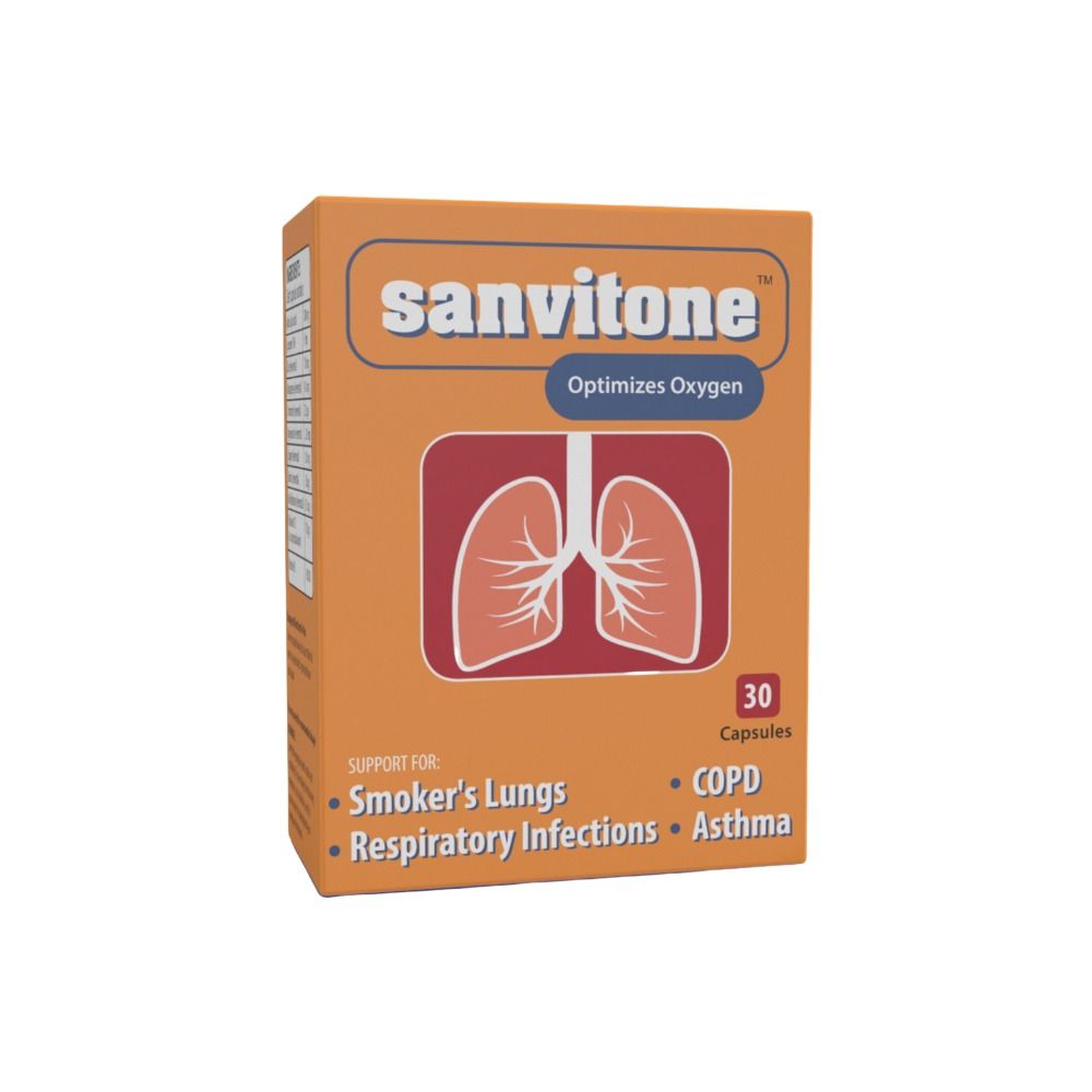Sanvitone Lung Oxygen Enhancing 30 Capsules Shop Today. Get it Tomorrow!