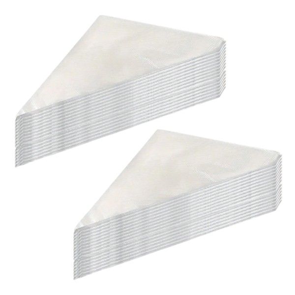 100 Piece - Disposable Piping Bags - Clear