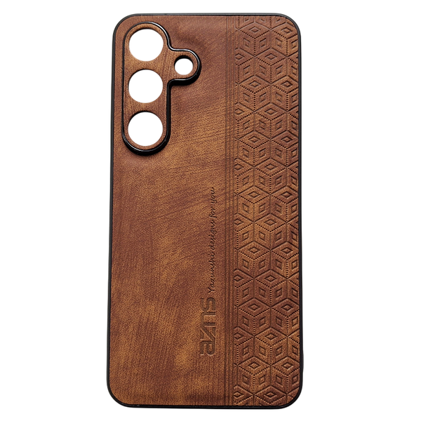 Faux Leather Case compatible with Samsung Galaxy S24 Ultra