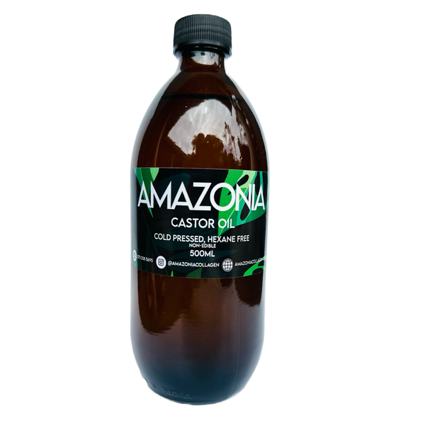 Amazonia Pure Castor Oil Hexane Free &amp; Cold Pressed 500ml