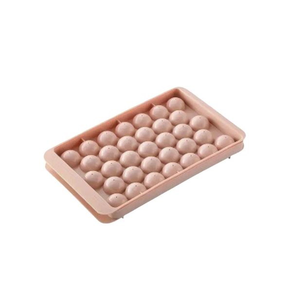 Round Ice Cube Tray Mold - Pink Sphere Maker 1 Piece
