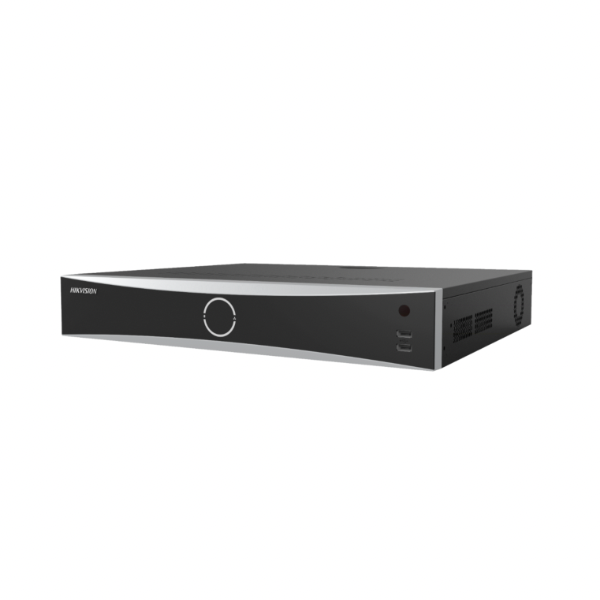 Hikvision AcuSense NVR, 16ch, 16 POE, 4 SATA up to 12MP, 4K Resolution