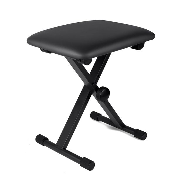 X-Style Adjustable 4-Position Keyboard Stool Padded Piano Bench