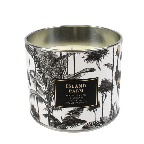 Aroma Di Rogito - Scented Candle in Zinc Pot 80MM - Island Palm
