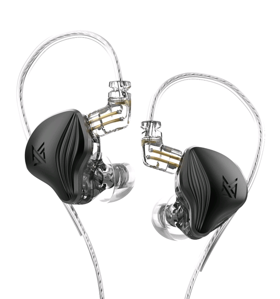 KZ ZEX Electrostatic + Dual Driver Earphones Headphones + Mic + KZ Case