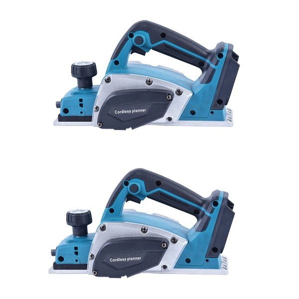 2 Pieces Brushless Rechargeable Woodworking Planers