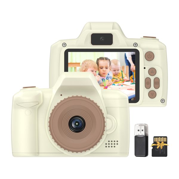 Kids 1080P Dual Lens Camera With 32GB Card