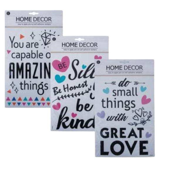 Home Decor - Décor Words Stickers