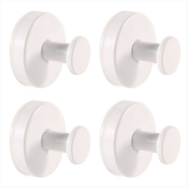 Stainless Steel Suction Cup Clothes Hook Kitchen Bathroom Silver