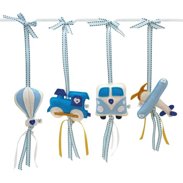 Ruby Melon Heartfelt Dingle Dangle Baby MobileSet - Road Trip