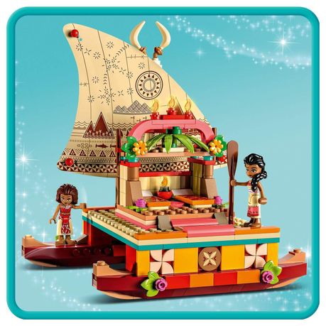 LEGO Disney Princess Moana s Wayfinding Boat 43210 Building