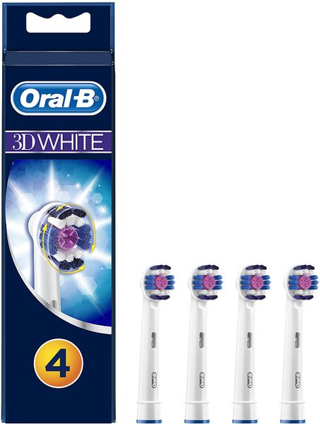 Oral-B Replacement Brush Heads - 3D White - 4 Pack