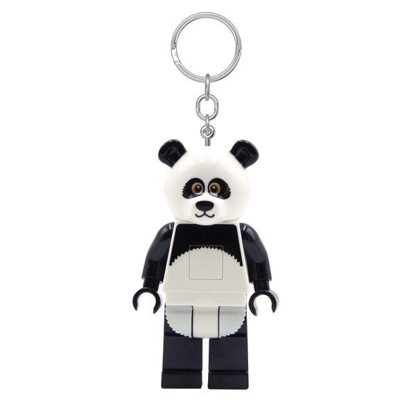 LEGO Iconic - Panda Guy Key Chain Light - 7.6cm Tall