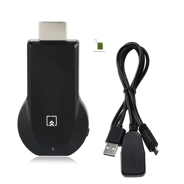 MiraScreen Wireless WiFi Display Dongle 1080P HDMI TV Stick + Key Holder