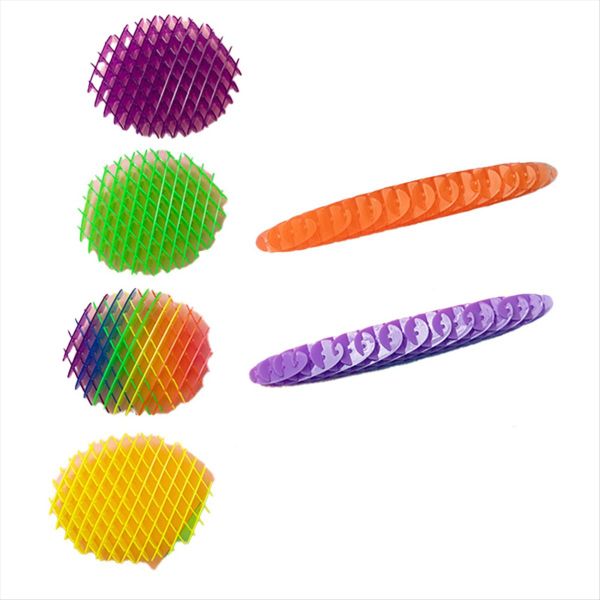 6Pcs Worm Big Fidget Toy Worm Unpacking Morphing Worm Six Sided