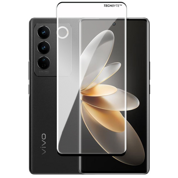 TechByte Tempered Glass Screen Protector for Vivo V27e 5G (2023)