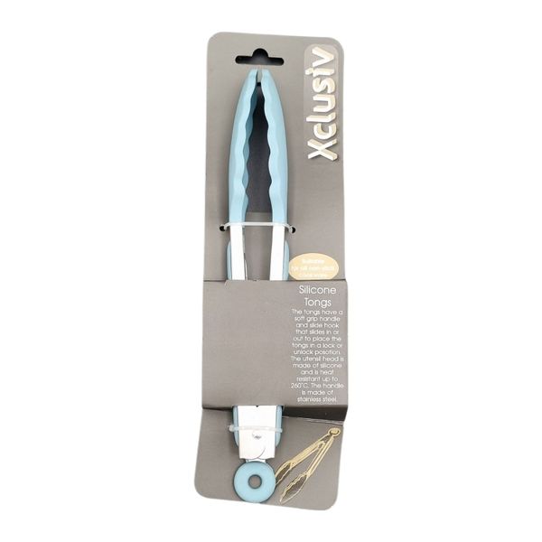 Xclusiv Silicone Tongs - Green