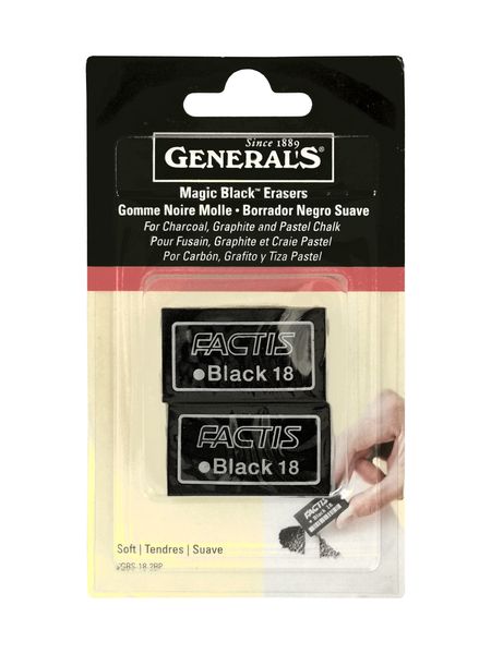 Factis Magic Black Erasers 2pc