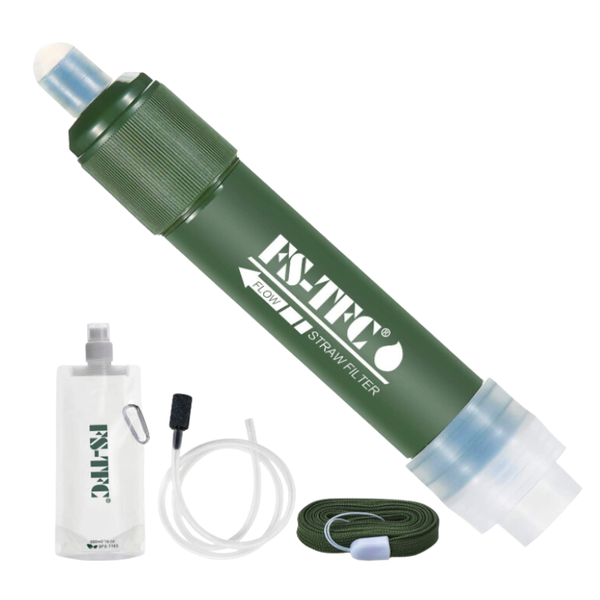 Personal Water Filter Straw Mini Water Purifier Survival Gear
