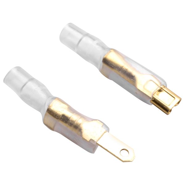 200Pcs/50Pairs Female Male Spade Crimp Terminals Sleeve Wire Wrap Connector