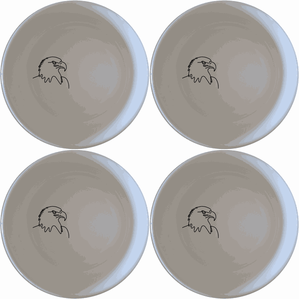 American Bald Eagle Bowl Set of 4 - Range 1